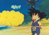 Goku conoce y recibe la nube kiton de kame senin