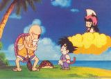 Goku y Milk van en bsqueda del maestro Roshi