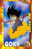Goku una vez ms sobre su nube voladora