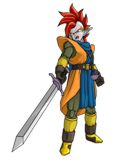Vector de tapin, usando la espada que despus le regalara a Trunks - Aja, una de esas pelculas de Dragon Ball Z