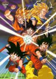Goku nio, Goku crecidito, Goku en super Saiyajin y goku en Super Saiyajin fase 3