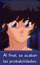 Ranma, al final, muestra tener sentimientos hacia Akane, no hacia Shampoo.