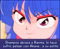Shampoo abraza a Ranma.